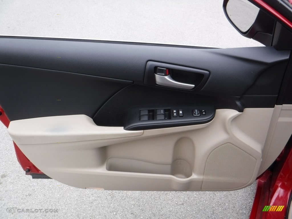 2014 Camry LE - Barcelona Red Metallic / Ivory photo #11