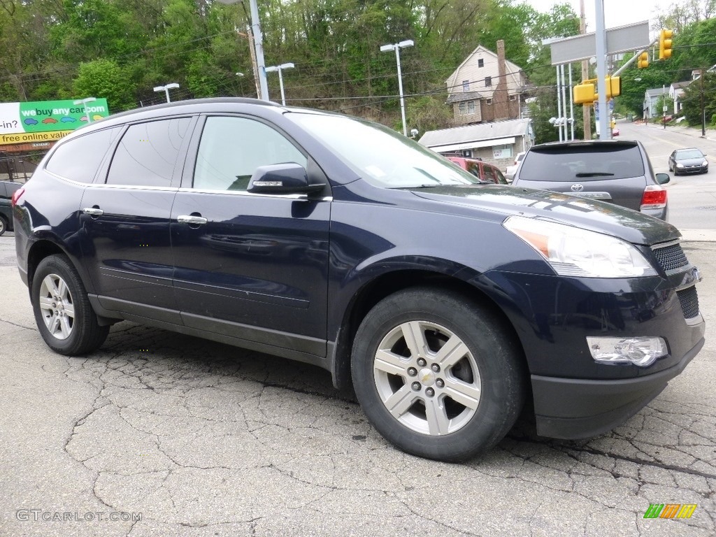 2010 Traverse LT AWD - Dark Blue Metallic / Cashmere photo #1