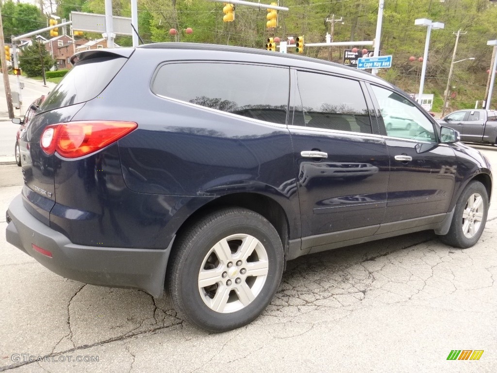 2010 Traverse LT AWD - Dark Blue Metallic / Cashmere photo #4