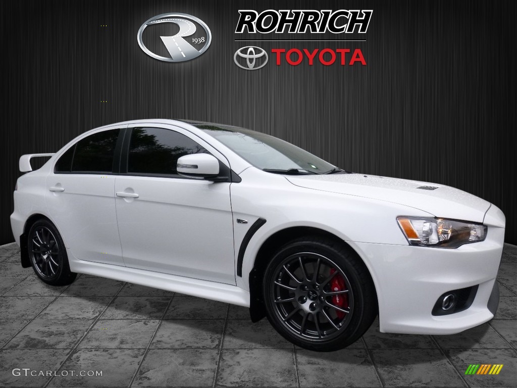 2015 Lancer Evolution GSR - Wicked White / Black photo #1
