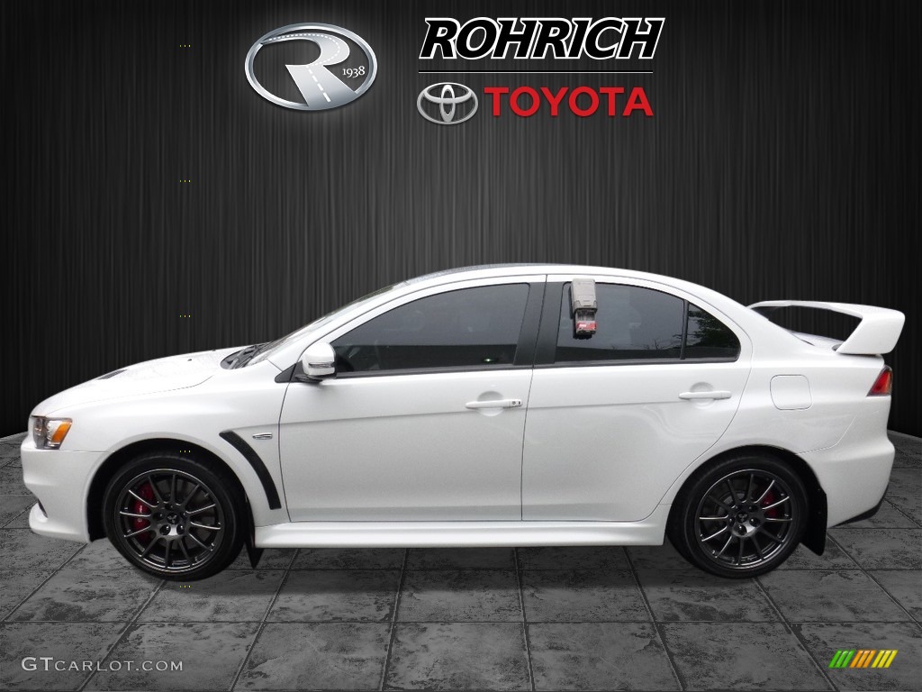 2015 Lancer Evolution GSR - Wicked White / Black photo #4