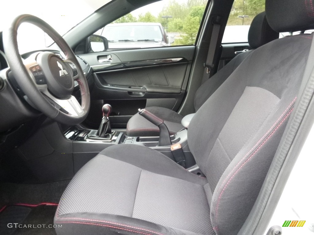 Black Interior 2015 Mitsubishi Lancer Evolution GSR Photo #112737528