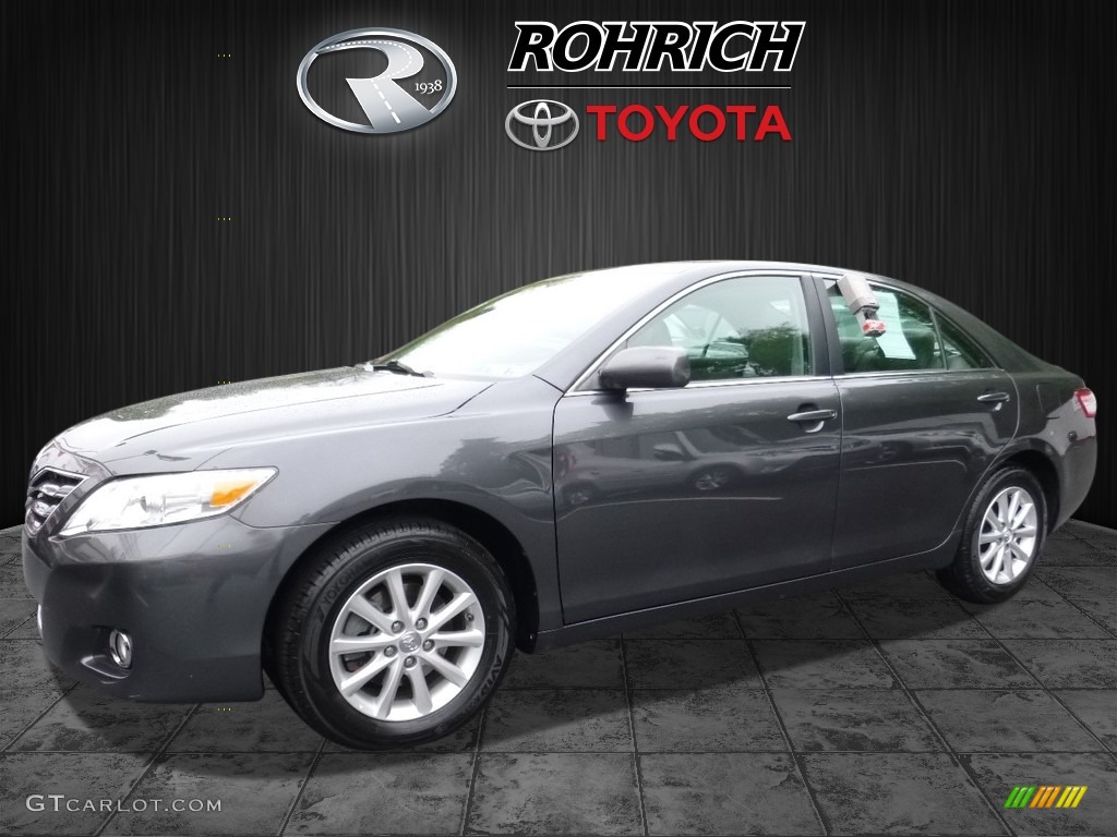 2011 Camry XLE - Magnetic Gray Metallic / Ash photo #3
