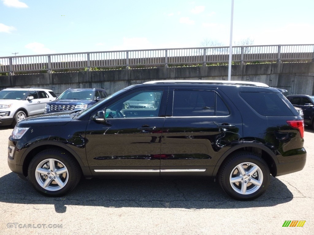 2016 Explorer XLT 4WD - Shadow Black / Ebony Black photo #5