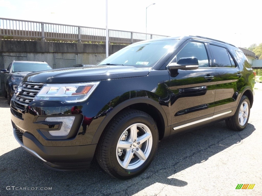 2016 Explorer XLT 4WD - Shadow Black / Ebony Black photo #6