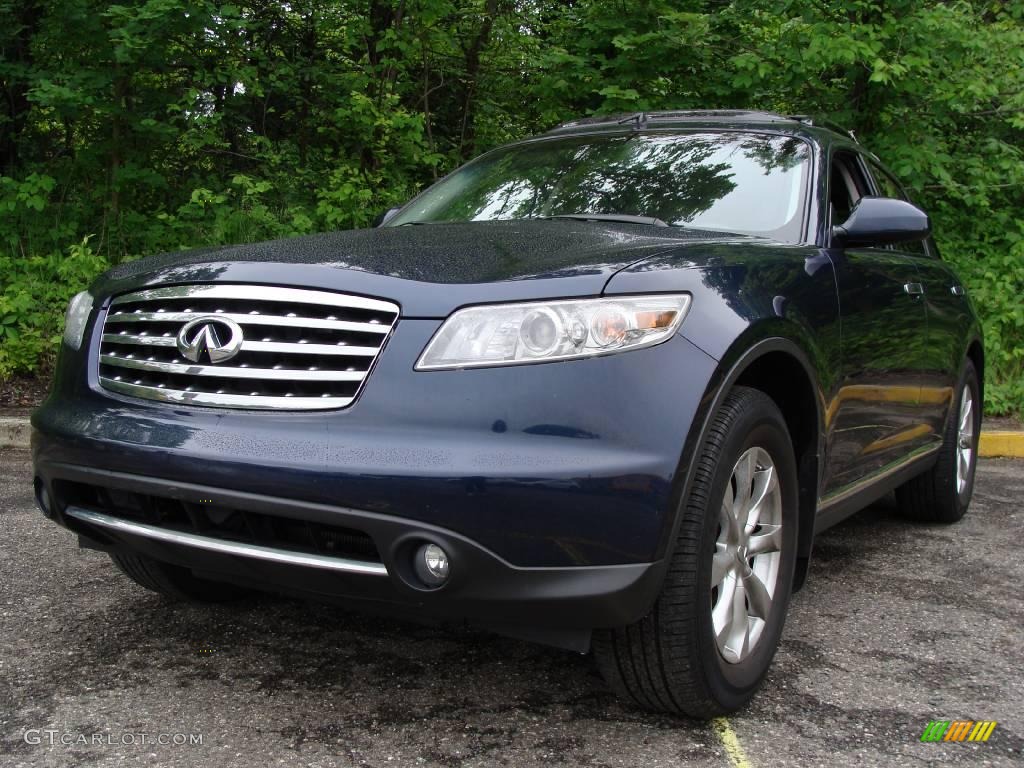 Sapphire Blue Metallic Infiniti FX