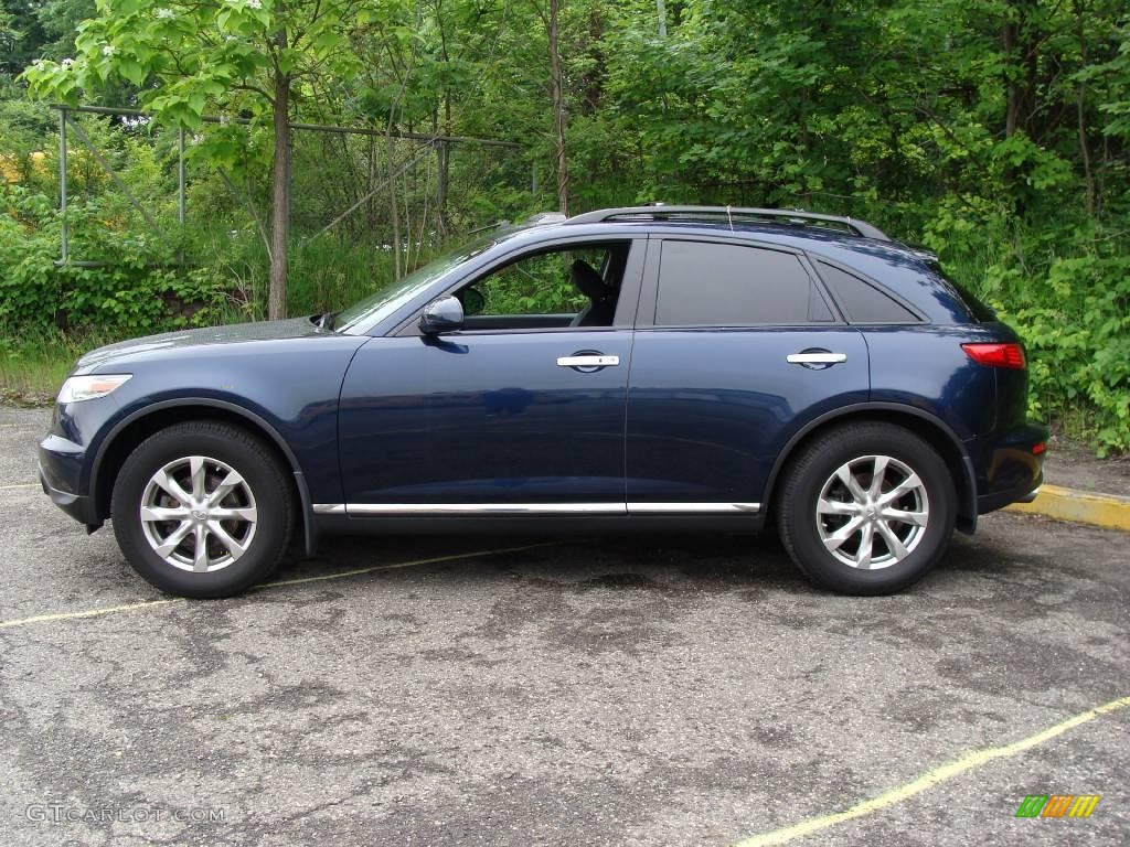 2007 FX 35 AWD - Sapphire Blue Metallic / Graphite photo #3