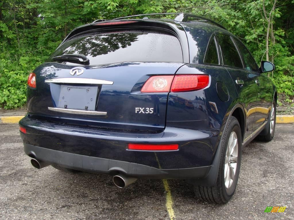 2007 FX 35 AWD - Sapphire Blue Metallic / Graphite photo #4