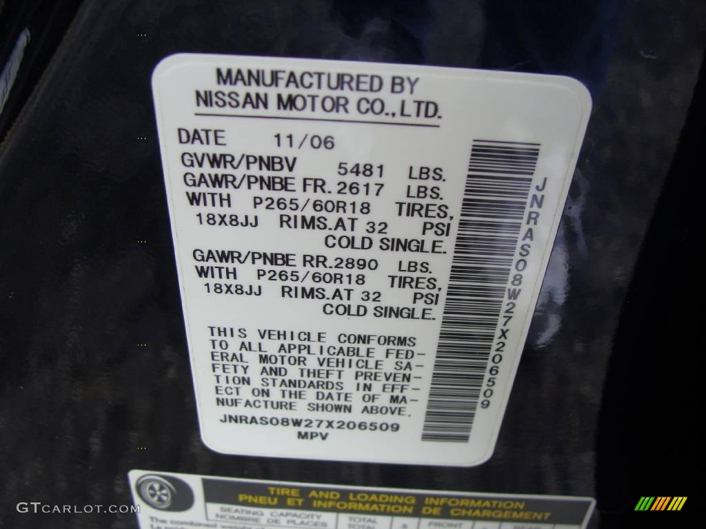 2007 FX 35 AWD - Sapphire Blue Metallic / Graphite photo #16