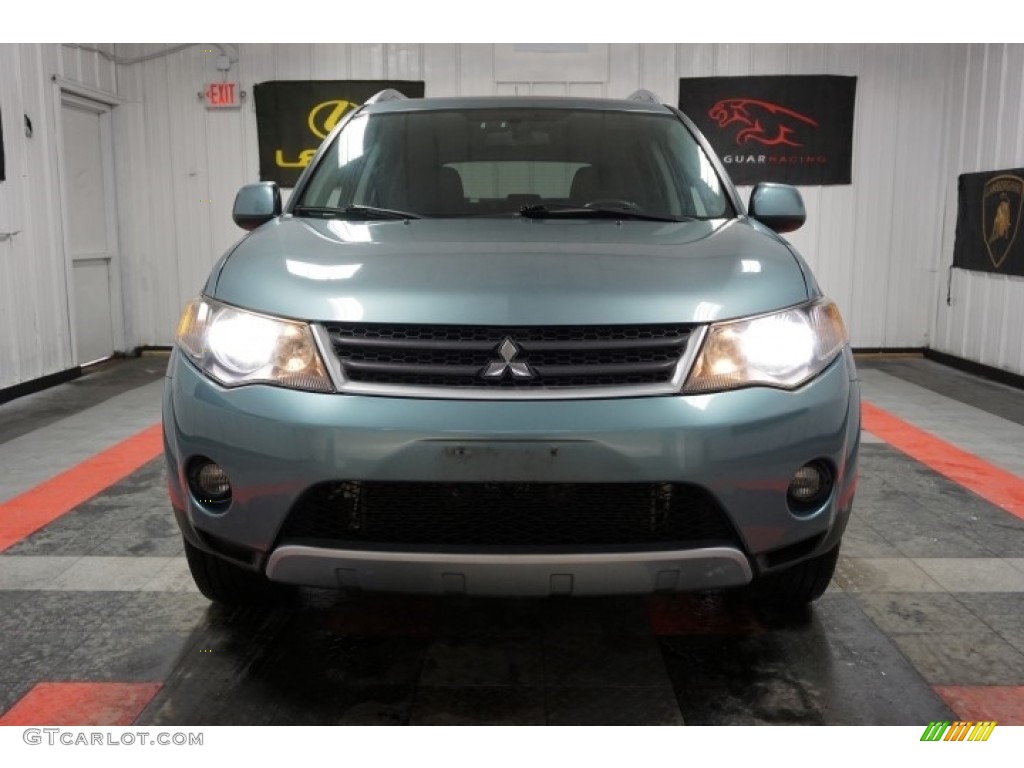2007 Outlander XLS 4WD - Deep Blue Metallic / Black photo #4