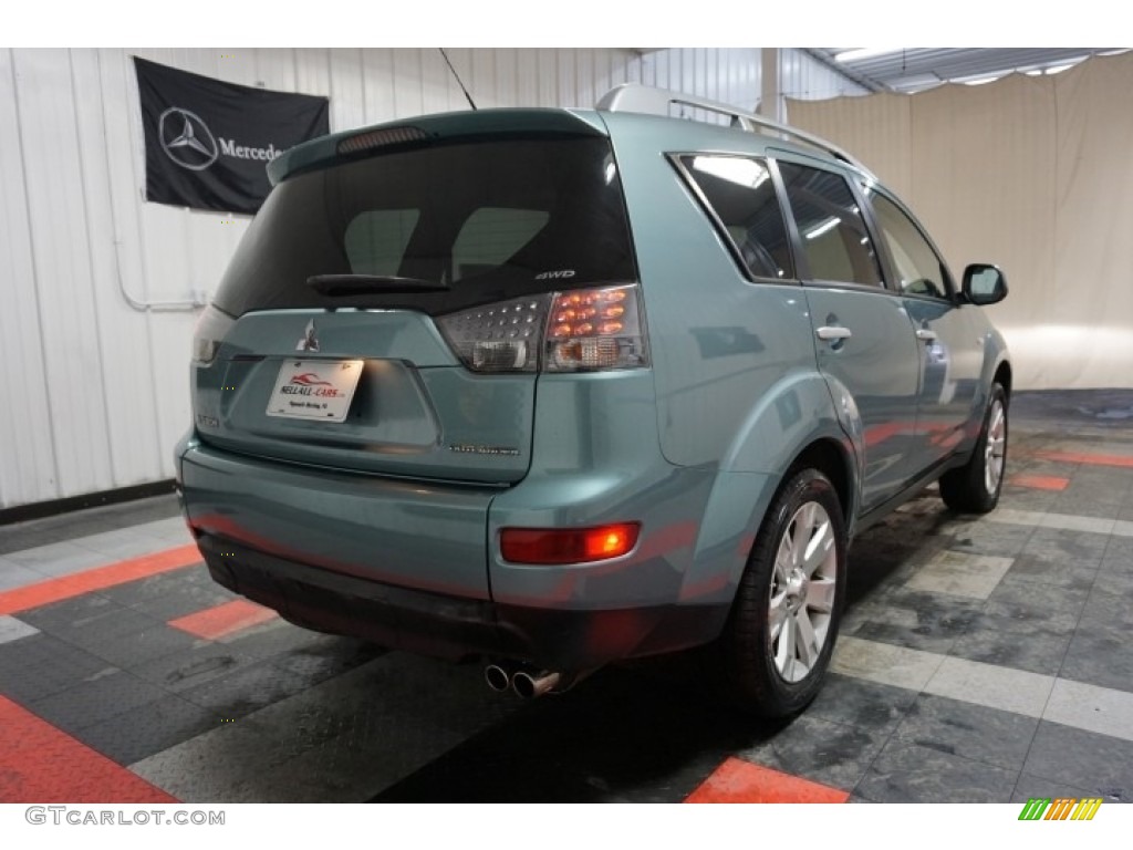 2007 Outlander XLS 4WD - Deep Blue Metallic / Black photo #8