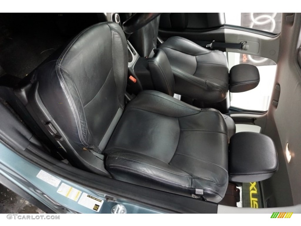 2007 Outlander XLS 4WD - Deep Blue Metallic / Black photo #25