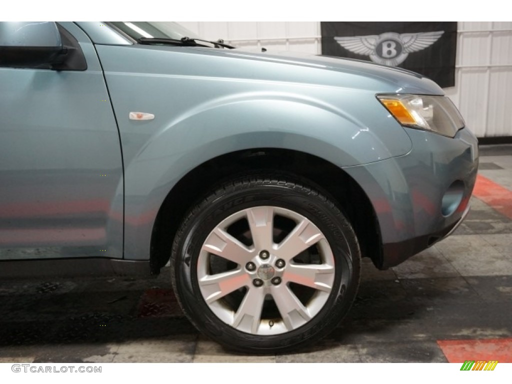 2007 Outlander XLS 4WD - Deep Blue Metallic / Black photo #59