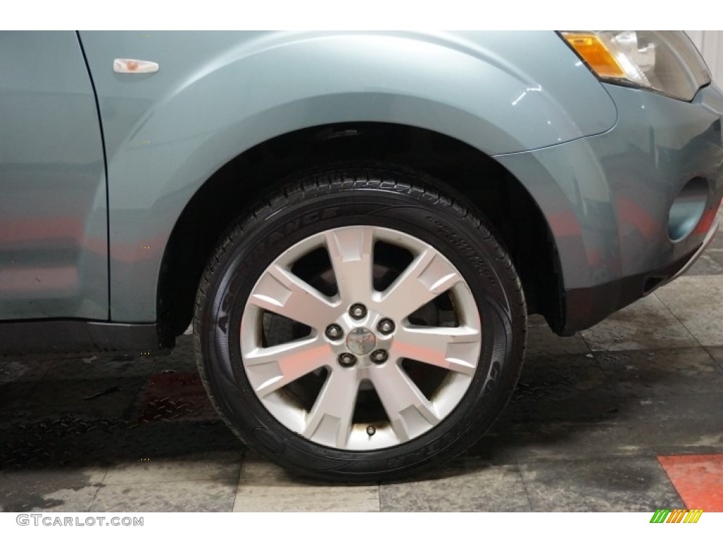 2007 Outlander XLS 4WD - Deep Blue Metallic / Black photo #60