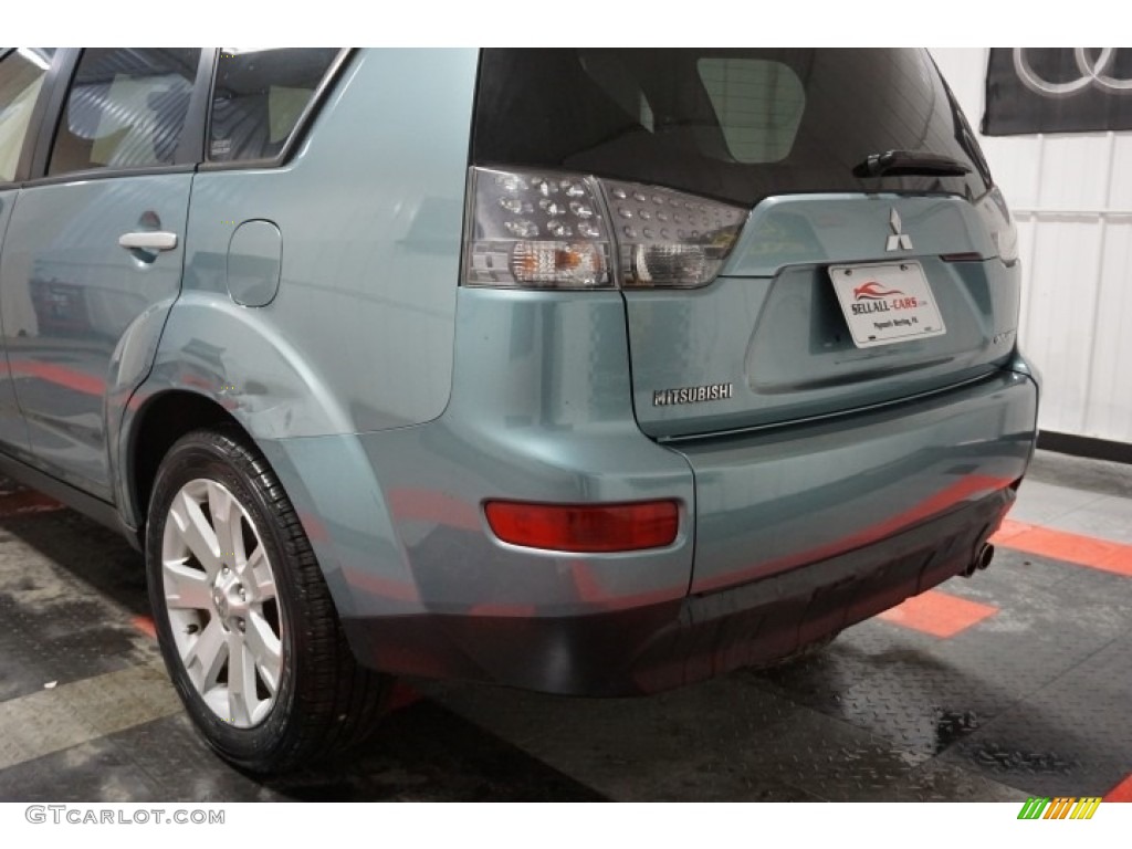 2007 Outlander XLS 4WD - Deep Blue Metallic / Black photo #71