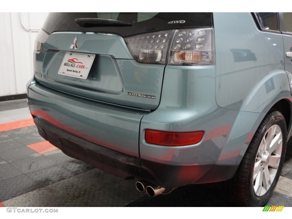 2007 Outlander XLS 4WD - Deep Blue Metallic / Black photo #72