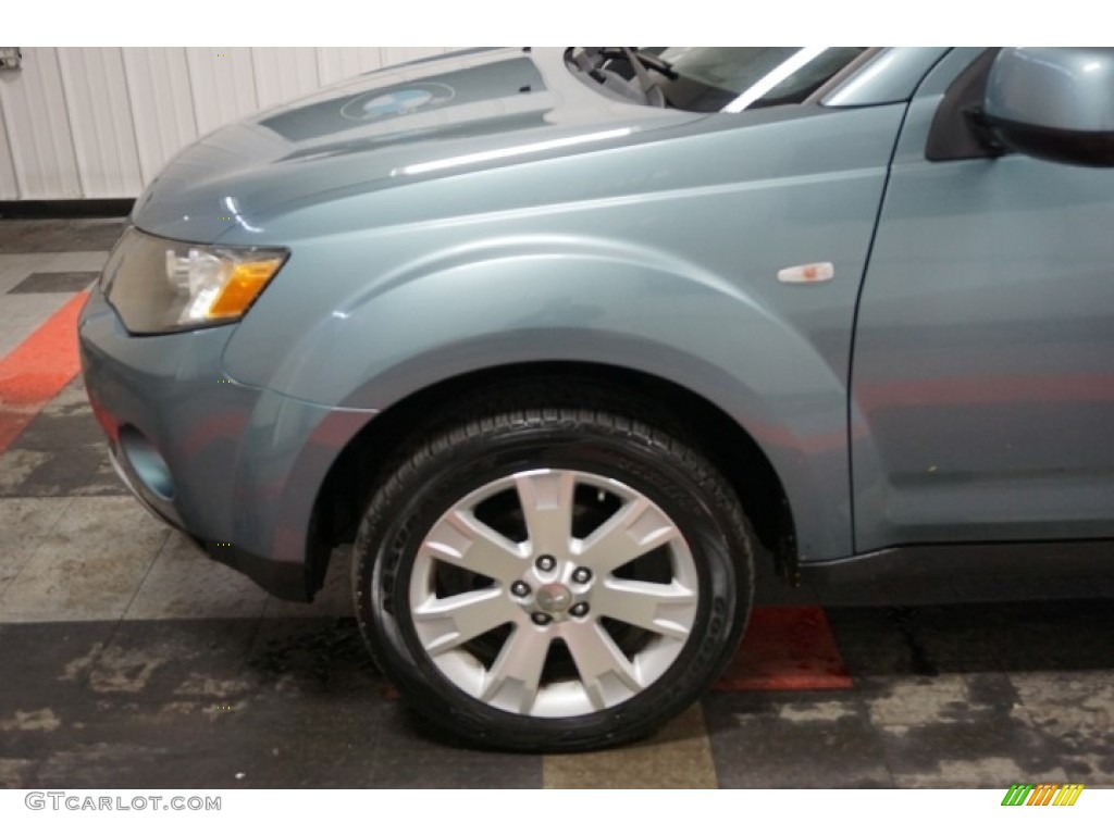 2007 Outlander XLS 4WD - Deep Blue Metallic / Black photo #85