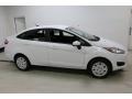 Oxford White 2016 Ford Fiesta S Sedan