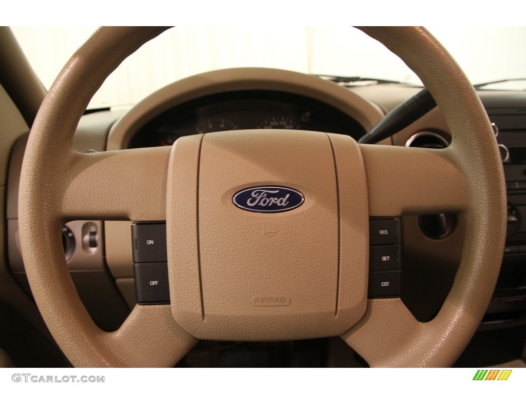 2008 F150 XLT SuperCab 4x4 - Redfire Metallic / Tan photo #6