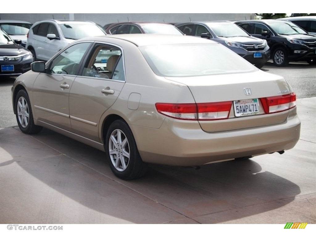 2003 Accord EX V6 Sedan - Desert Mist Metallic / Ivory photo #2