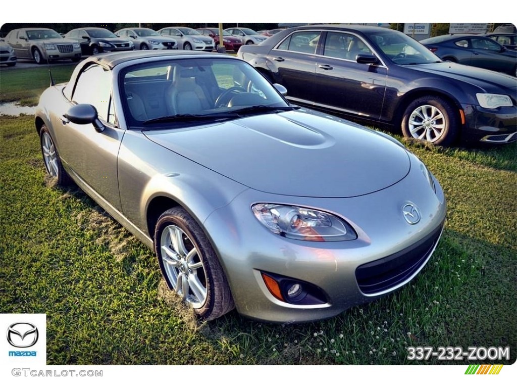 2009 MX-5 Miata Sport Roadster - Liquid Silver Metallic / Black photo #8