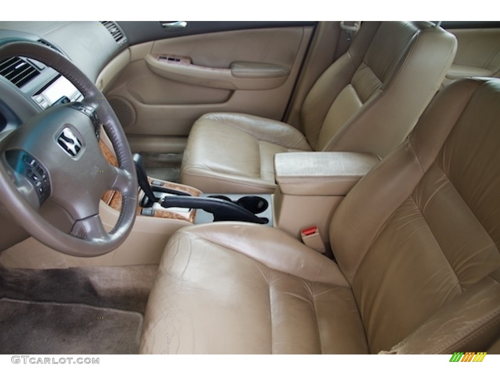 2003 Accord EX V6 Sedan - Desert Mist Metallic / Ivory photo #3