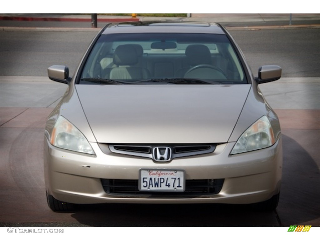 2003 Accord EX V6 Sedan - Desert Mist Metallic / Ivory photo #7