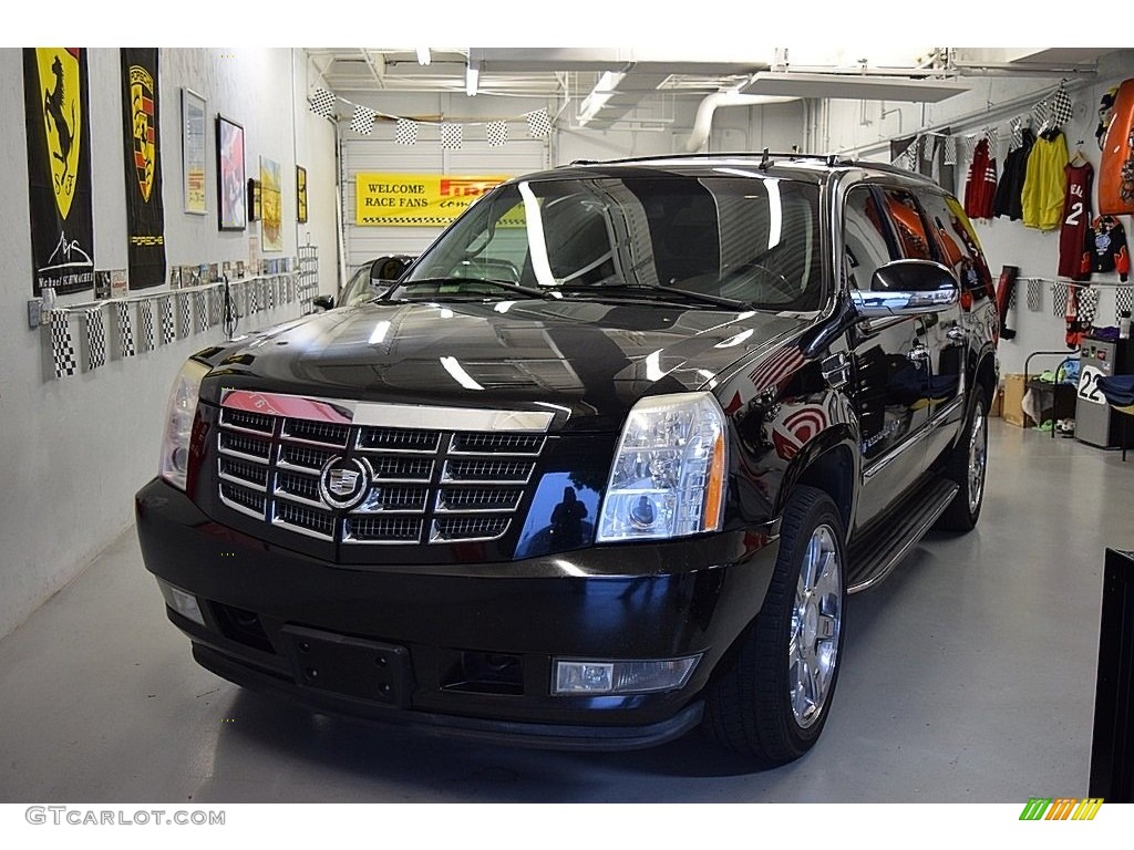 2008 Escalade ESV AWD - Black Raven / Ebony photo #3