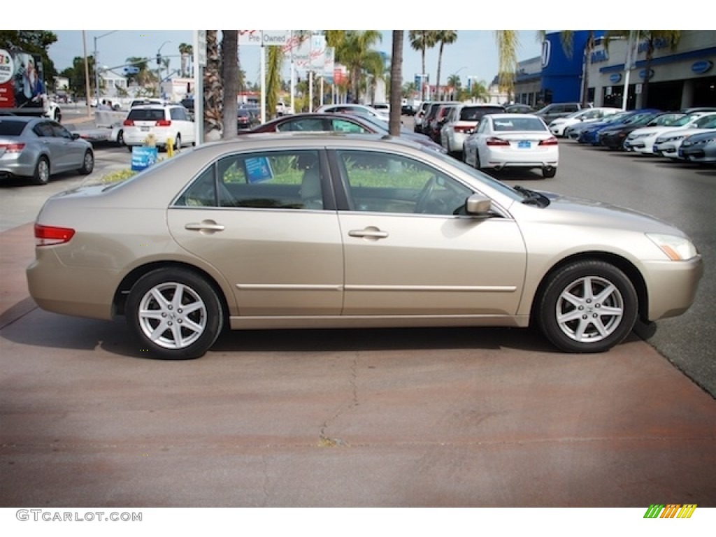 2003 Accord EX V6 Sedan - Desert Mist Metallic / Ivory photo #12