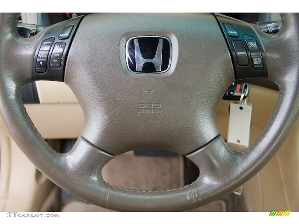 2003 Accord EX V6 Sedan - Desert Mist Metallic / Ivory photo #13