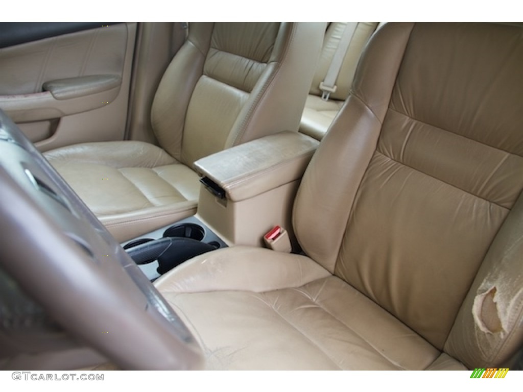 2003 Accord EX V6 Sedan - Desert Mist Metallic / Ivory photo #14