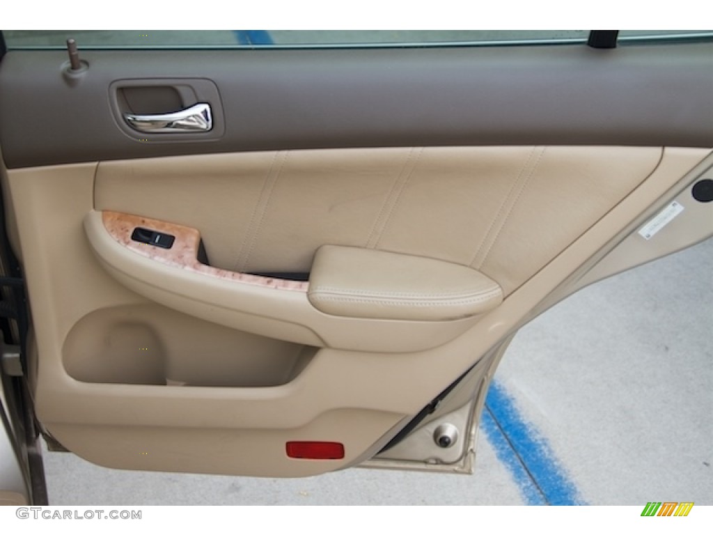 2003 Accord EX V6 Sedan - Desert Mist Metallic / Ivory photo #24