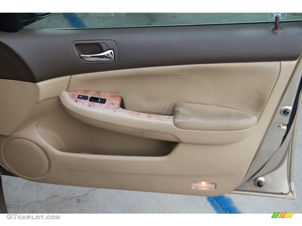 2003 Accord EX V6 Sedan - Desert Mist Metallic / Ivory photo #25