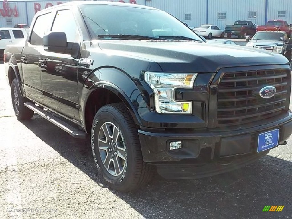 2016 F150 XLT SuperCrew 4x4 - Shadow Black / Black photo #1