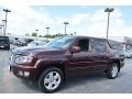 2013 Dark Cherry Pearl Honda Ridgeline RTL  photo #7