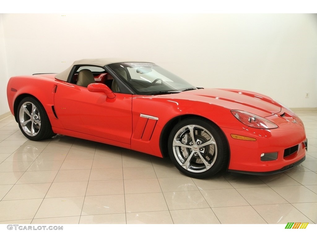 2010 Corvette Grand Sport Convertible - Torch Red / Cashmere photo #2