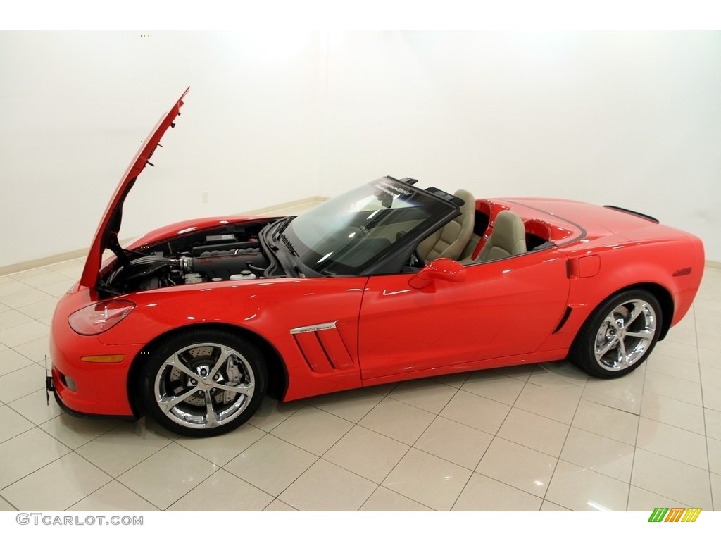 2010 Corvette Grand Sport Convertible - Torch Red / Cashmere photo #21