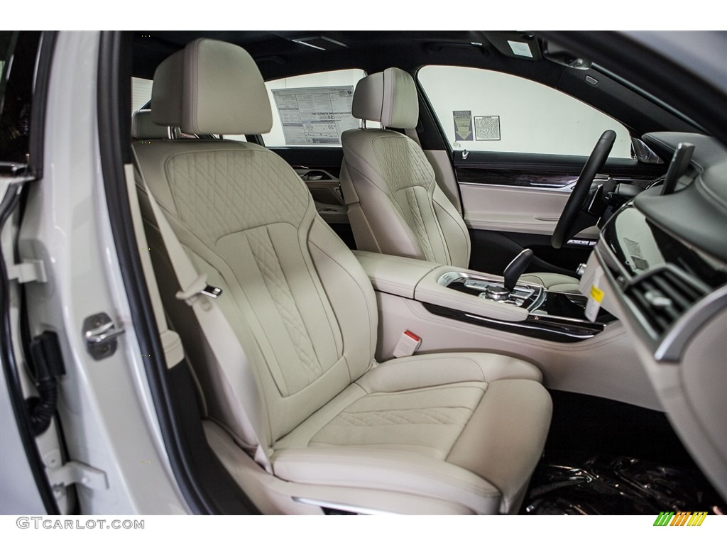 Ivory White Interior 2016 BMW 7 Series 750i Sedan Photo #112754198