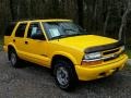 2003 Yellow Chevrolet Blazer LS 4x4  photo #3