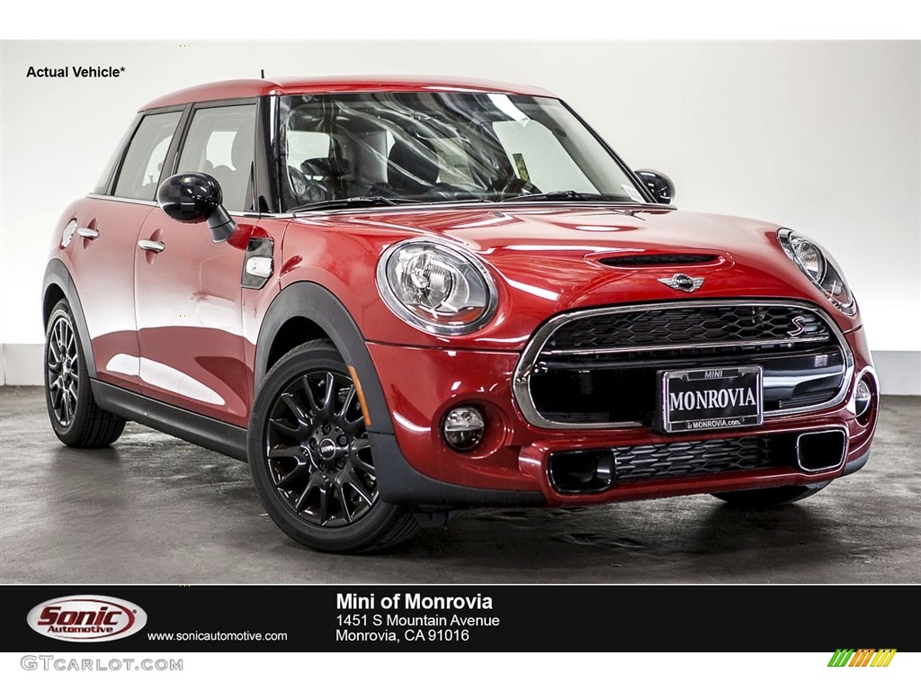 2016 Hardtop Cooper S 4 Door - Blazing Red Metallic / Carbon Black photo #1