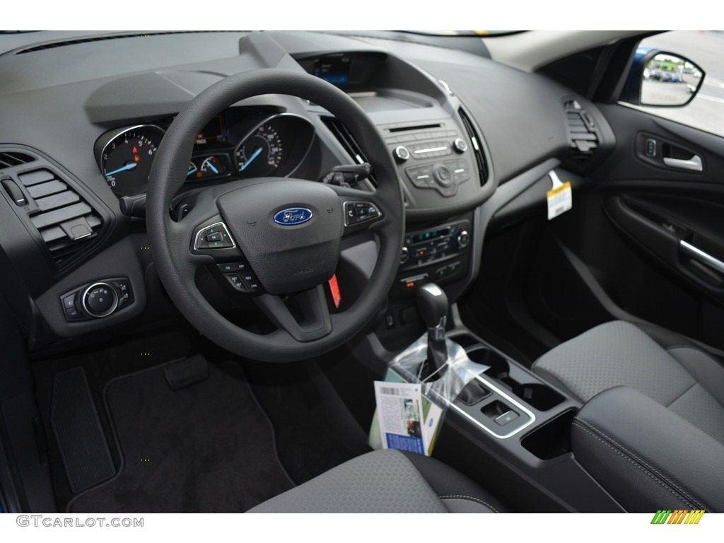 2017 Ford Escape SE Charcoal Black Dashboard Photo #112755419