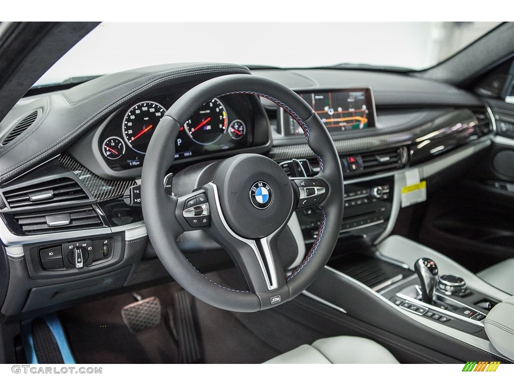 Silverstone Interior 2016 BMW X6 M Standard X6 M Model Photo #112755611