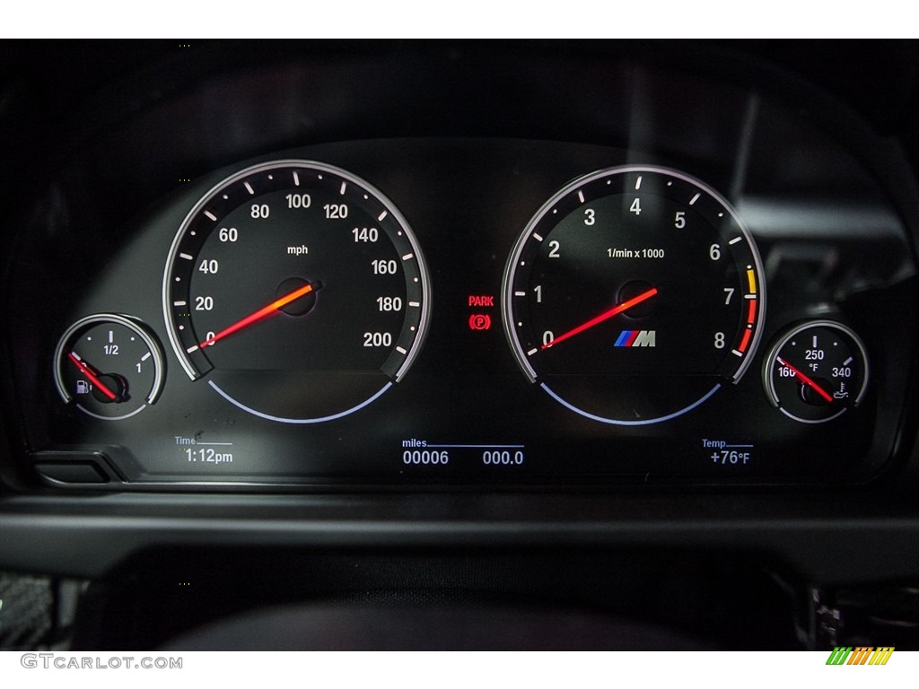 2016 BMW X6 M Standard X6 M Model Gauges Photo #112755665