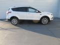 White Platinum 2017 Ford Escape Titanium Exterior