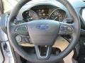 2017 Ford Escape Medium Light Stone Interior Steering Wheel Photo