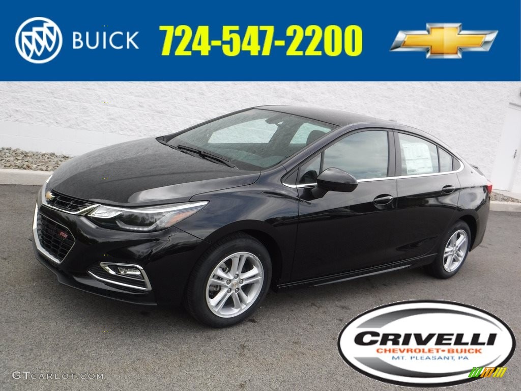2016 Cruze LT Sedan - Mosaic Black Metallic / Jet Black photo #1
