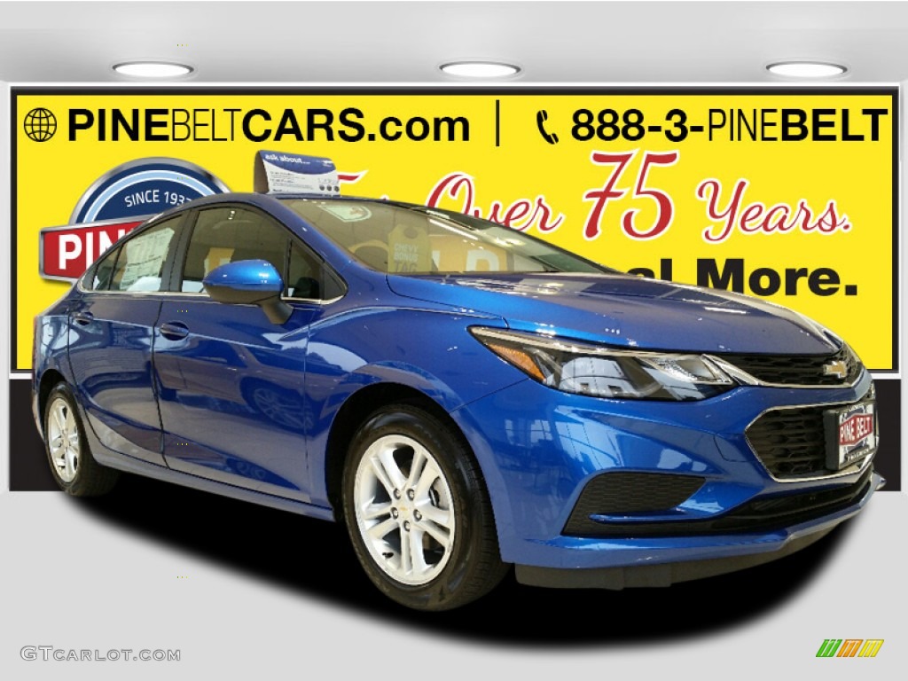2016 Cruze LT Sedan - Kinetic Blue Metallic / Jet Black photo #1