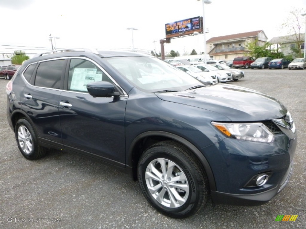 2016 Rogue SV AWD - Arctic Blue Metallic / Charcoal photo #1