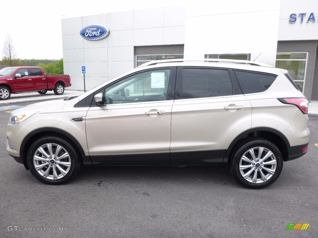 2017 Escape Titanium 4WD - White Gold / Charcoal Black photo #8
