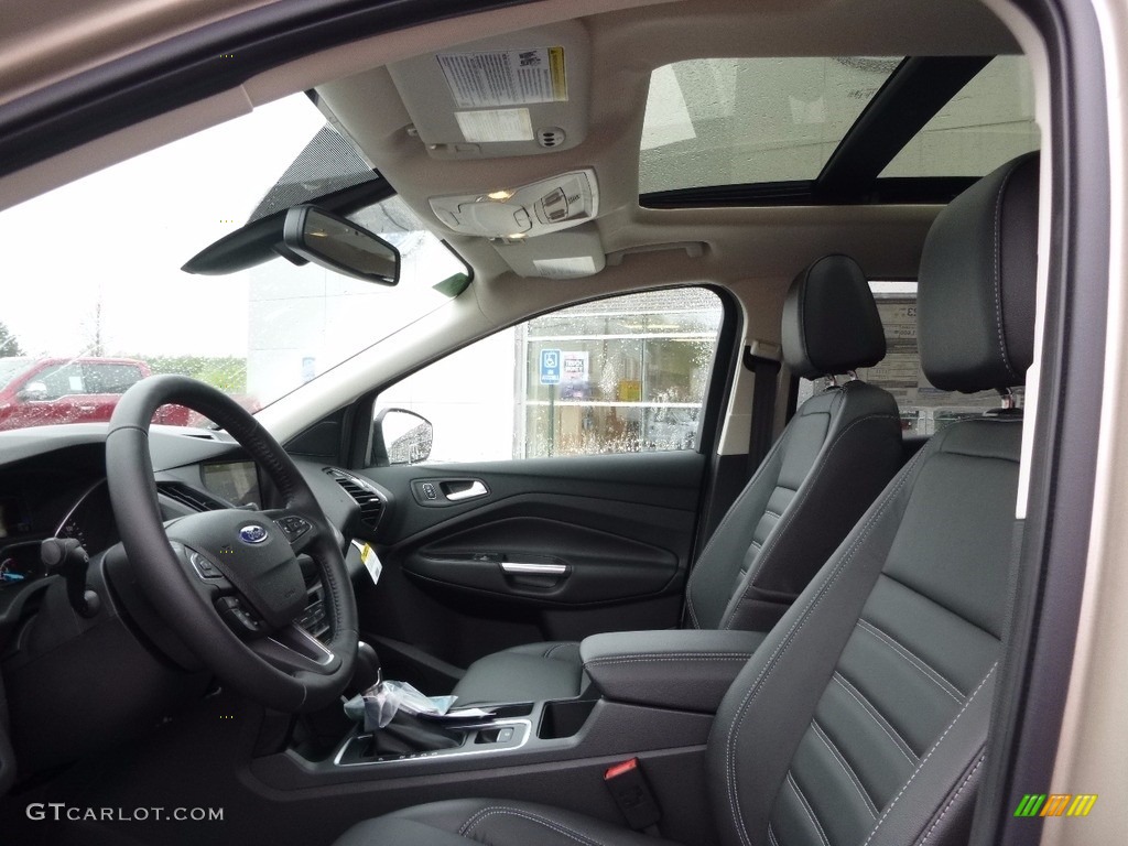 2017 Escape Titanium 4WD - White Gold / Charcoal Black photo #9